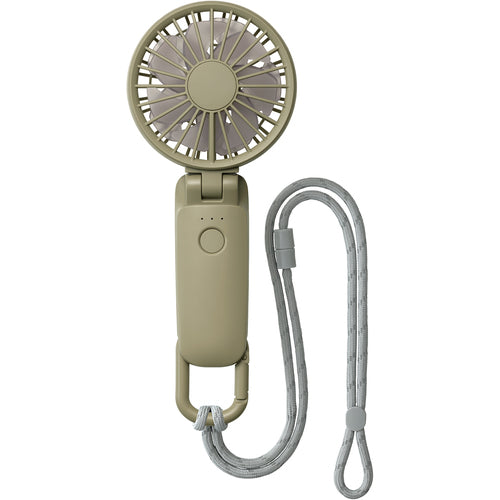 RHYTHM ハンディファン Silky Wind Mobile 3.2【首掛け・持つ・卓上の3Way USB充電式】