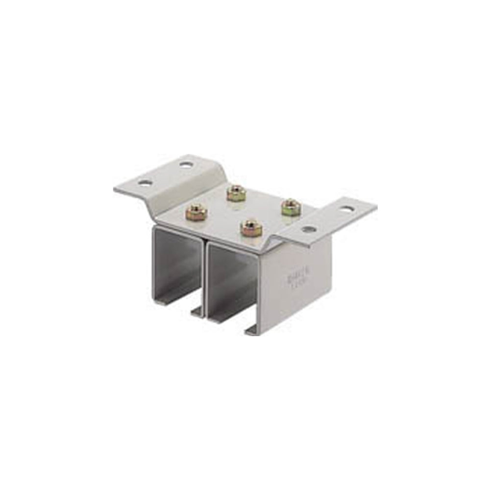 ダイケン スチールドアハンガー 2号 天井継受二連 #2 OBT2【ハンガーレールシリーズ(工場・倉庫扉用金物), 引き戸・吊戸用金物, DAIKEN】
