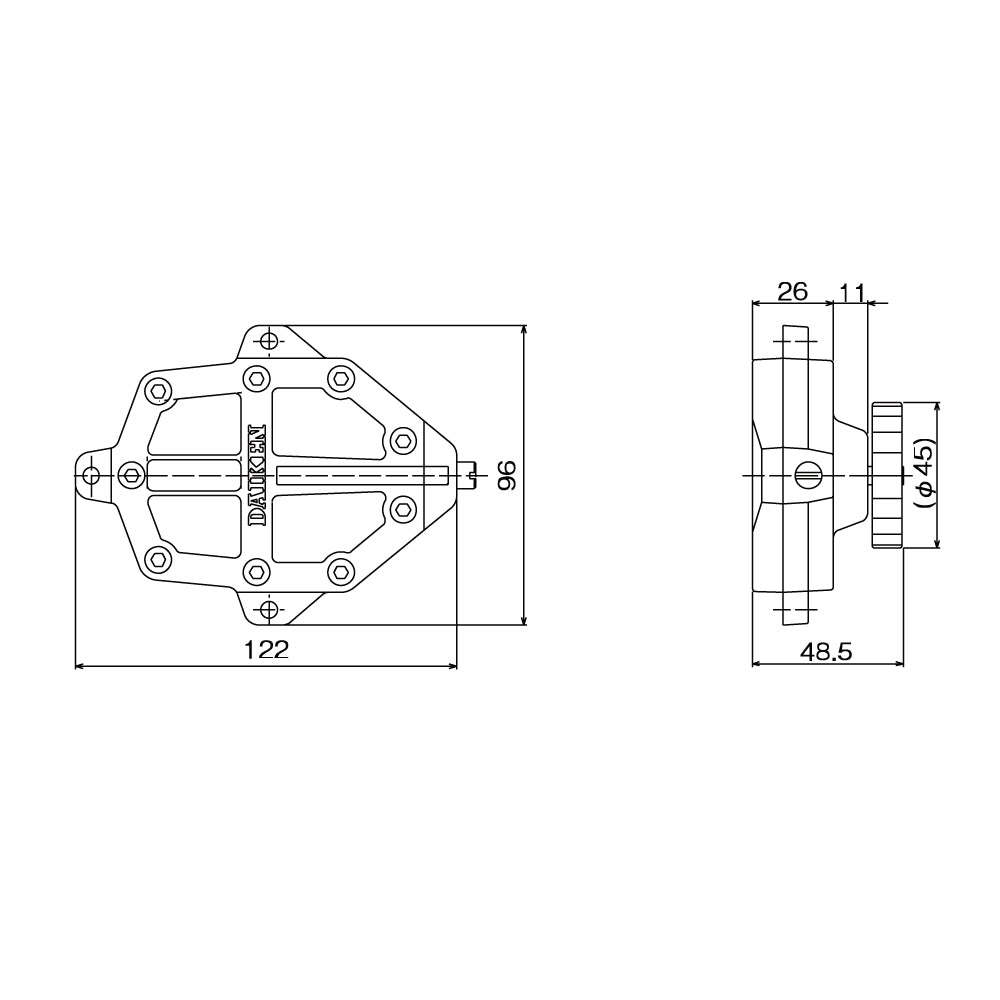 ダイケン スライデックス用部品 油圧制御装置 HCS200PAK【メンテナンスパーツ, 引き戸クローザー用部品, 取替・修理・交換用部品, DAIKEN】