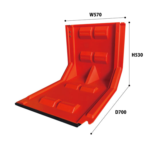 フジ鋼業 簡易型止水板 フラッドガード FJ50(調整板)【Flood Guard F, F型・50シリーズ, ゲリラ豪雨対策, 防水対策, 浸水対策, 防災用品・防災グッズ】