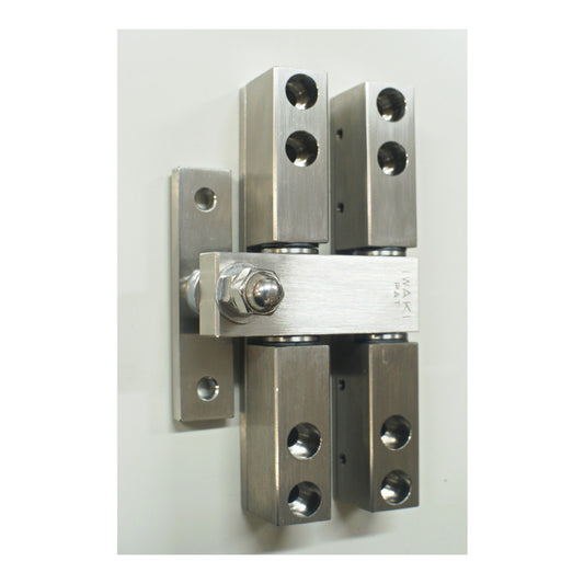 いわきエンジニアリング 二軸ソリッドヒンジ 219-SUS-A 【SUSカバー付き, 止水扉用, IWAKI】