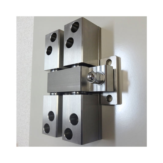 いわきエンジニアリング 二軸ソリッドヒンジ 240-SUS-A 【SUSカバー付き, 止水扉用, IWAKI】