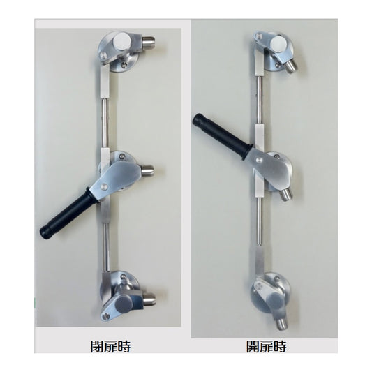 いわきエンジニアリング クレモンハンドル SF-4940(鍵無し・片開き用) 【装置一式, 3点締付クレモンハンドル, IWAKI】