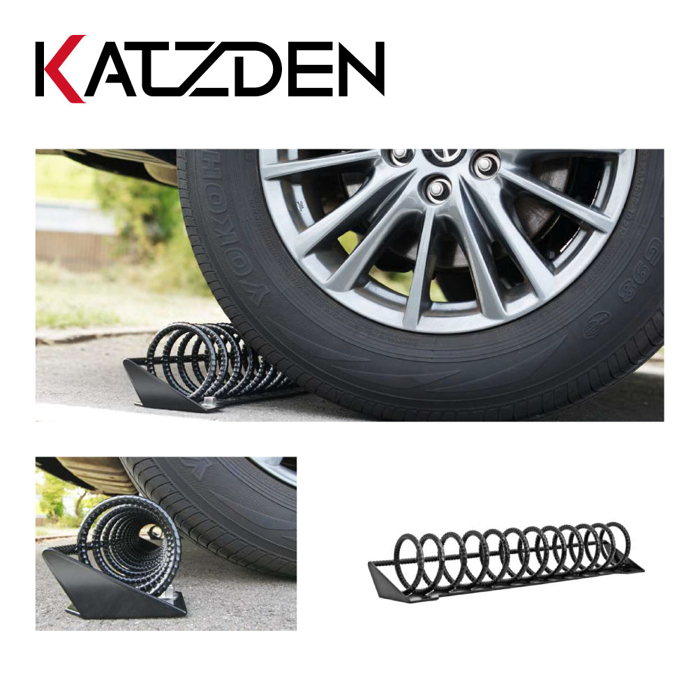 カツデン パーキングブロック Pablo(パブロ) D-Spring【車止め, 駐車, KATZDEN】