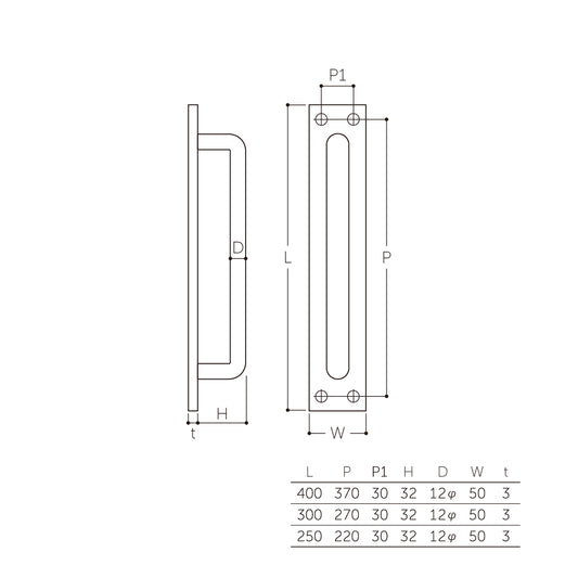 マルキ 座付取手 B-1000(片面) 【取っ手, 押し棒, 押棒, MARUKI HARDWARE, MK, 丸喜金属】