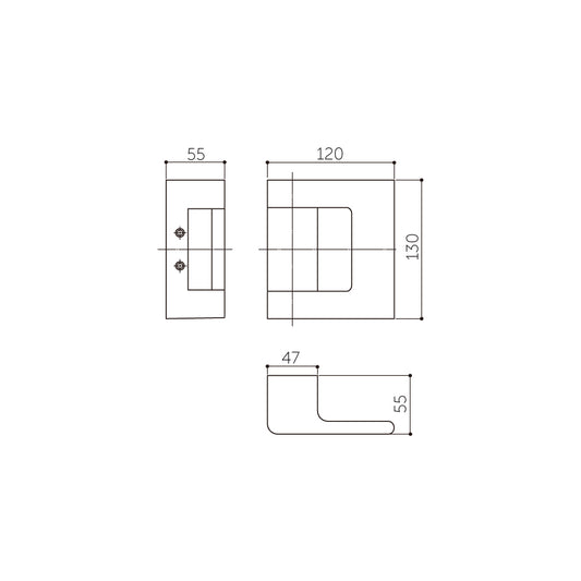 マルキ グリルハンドル MDA-200(両面) 【ドアハンドル, 押し棒, 押棒, MARIX, MARUKI HARDWARE, MK, 丸喜金属】