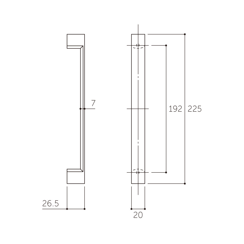 マルキ アベレ片面ハンドル MDD-120 【ドアハンドル, 押し棒, 押棒, MARIX, MARUKI HARDWARE, MK, 丸喜金属】
