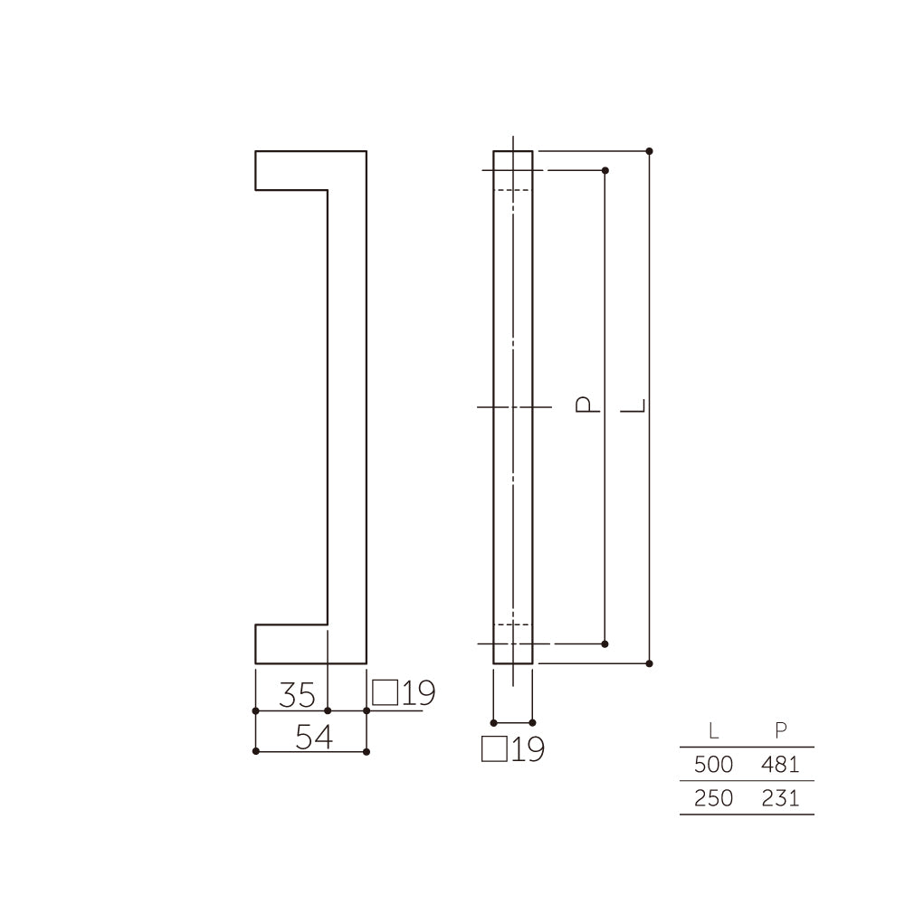 マルキ ドアハンドル MDS-180(片面) 【押し棒, 押棒, MARIX, MARUKI HARDWARE, MK, 丸喜金属】