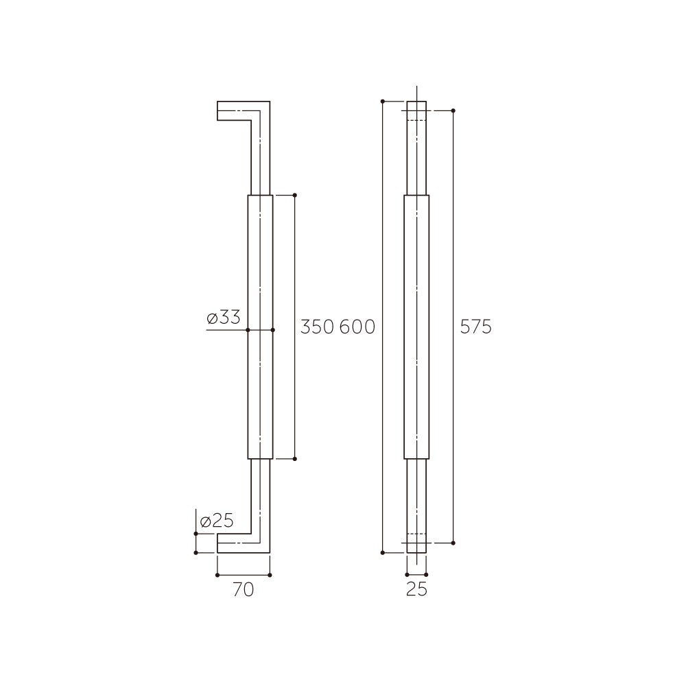 マルキ ウッドコンビハンドル MDW-130(両面) 【ドアハンドル, 押し棒, 押棒, MARIX, MARUKI HARDWARE, MK, 丸喜金属】