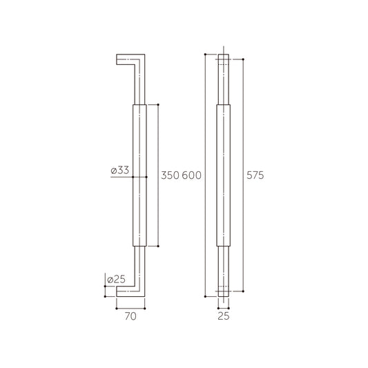 マルキ ウッドコンビハンドル MDW-130(両面) 【ドアハンドル, 押し棒, 押棒, MARIX, MARUKI HARDWARE, MK, 丸喜金属】