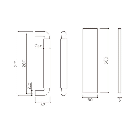 マルキ ネオトイレハンドル P-900(片面) 【ドアハンドル, 押し棒, 押棒, MARUKI HARDWARE, MK, 丸喜金属】