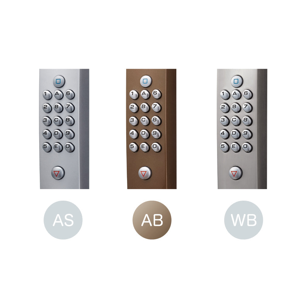 長沢製作所 キーレックス K463CEW 【内外非常開装置付き, 両面ボタン, レバー, 自動施錠, 鍵無し, シリンダー切替, 4000シリーズ, KEYLEX, NAGASAWA】