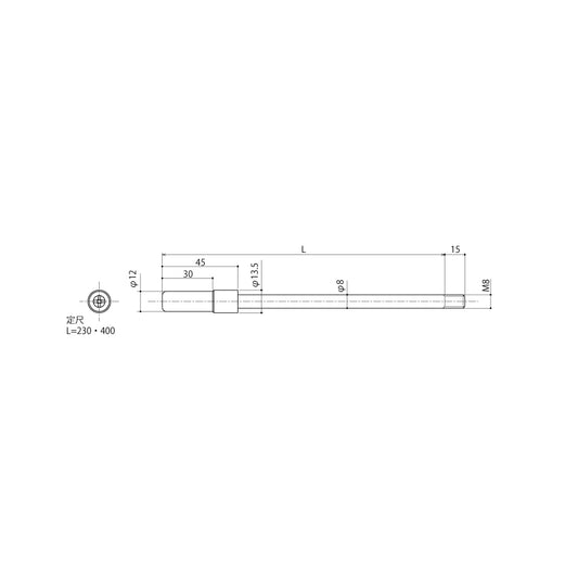 中西産業 ロッド棒 PLW-CP-LM 【フランス落とし用, Nakanishi】