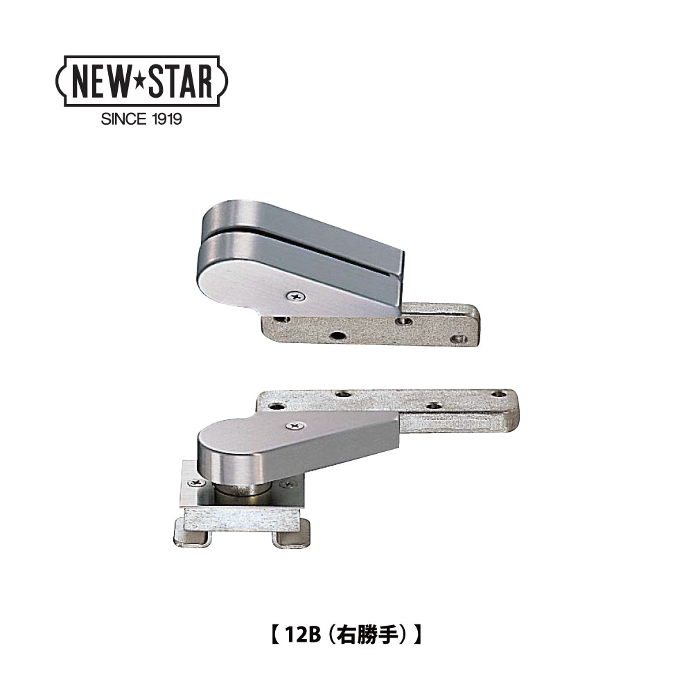 ニュースター ピボットヒンジ 12B / 12B TAP【埋込型, 持出吊り, 一方開き, スチールドア用, NEWSTAR, NS】