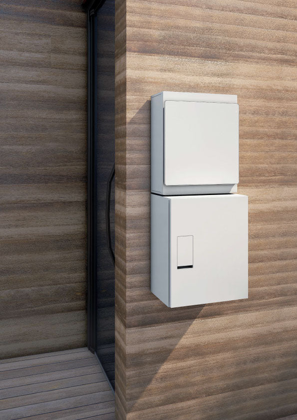 ナスタ 宅配ボックス KS-TLT340-F500 【※確認窓あり, 宅配ボックス, 前入前出, 機械式・防滴タイプ, Nasta】