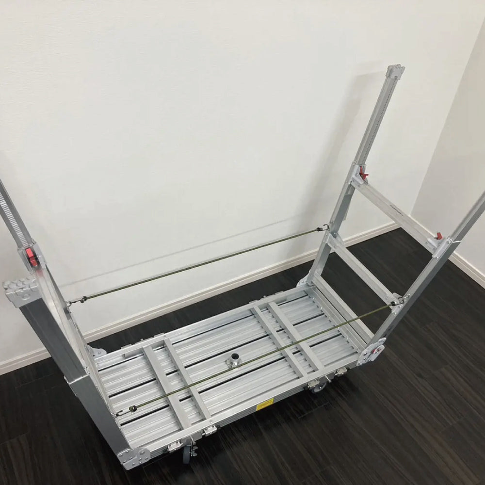 B&Bプランニング 作業台兼用台車 キャタグルマ 【立ち馬, テーブル, 工事現場, 車の洗車, オオコウ電設】