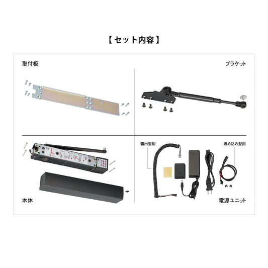 リョービ ドア開閉装置 ラクアド RU-010P 【半自動, RUCAD, パラレル型, RYOBI】