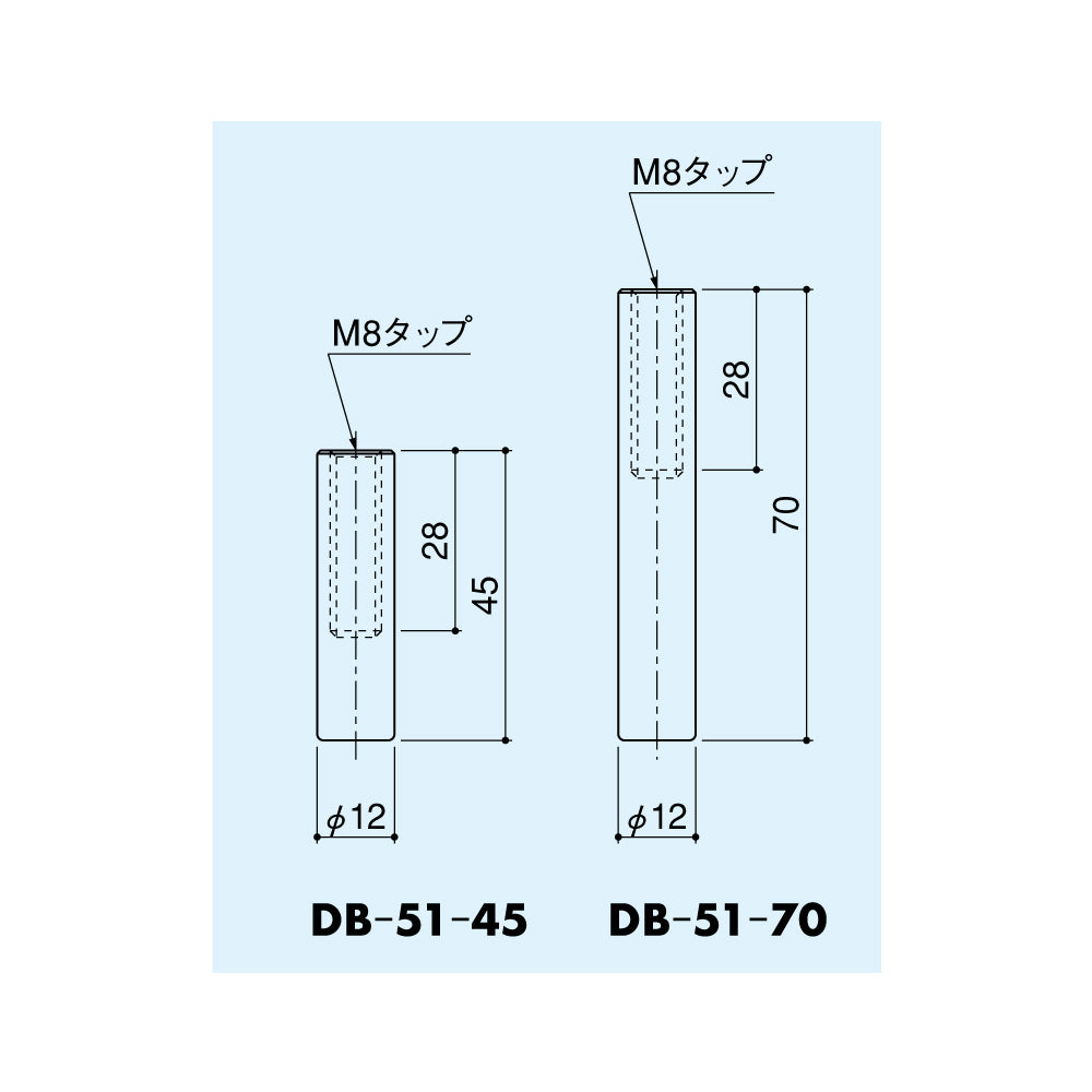 シブタニ ロッドキャップ DB-51 【フランス落とし用, ハードウェア, SYS, Shibutani】