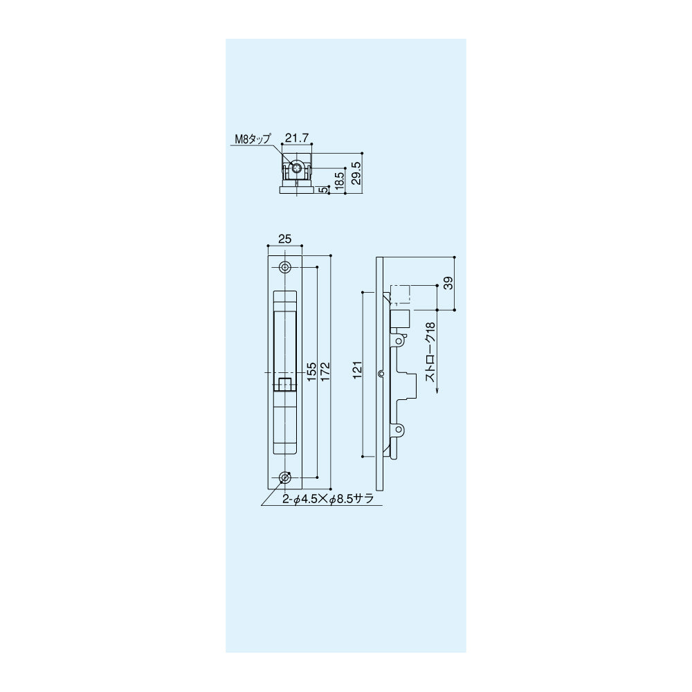 シブタニ フランス落とし DE-25V 【フランス落とし, ハードウェア, SYS】