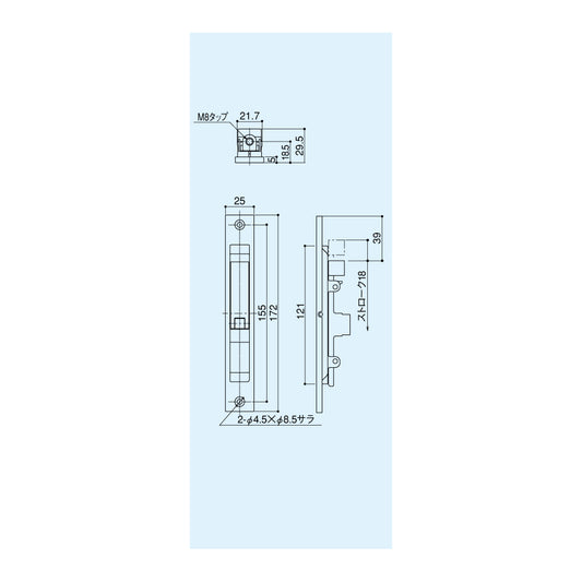 シブタニ フランス落とし DE-25V 【フランス落とし, ハードウェア, SYS】