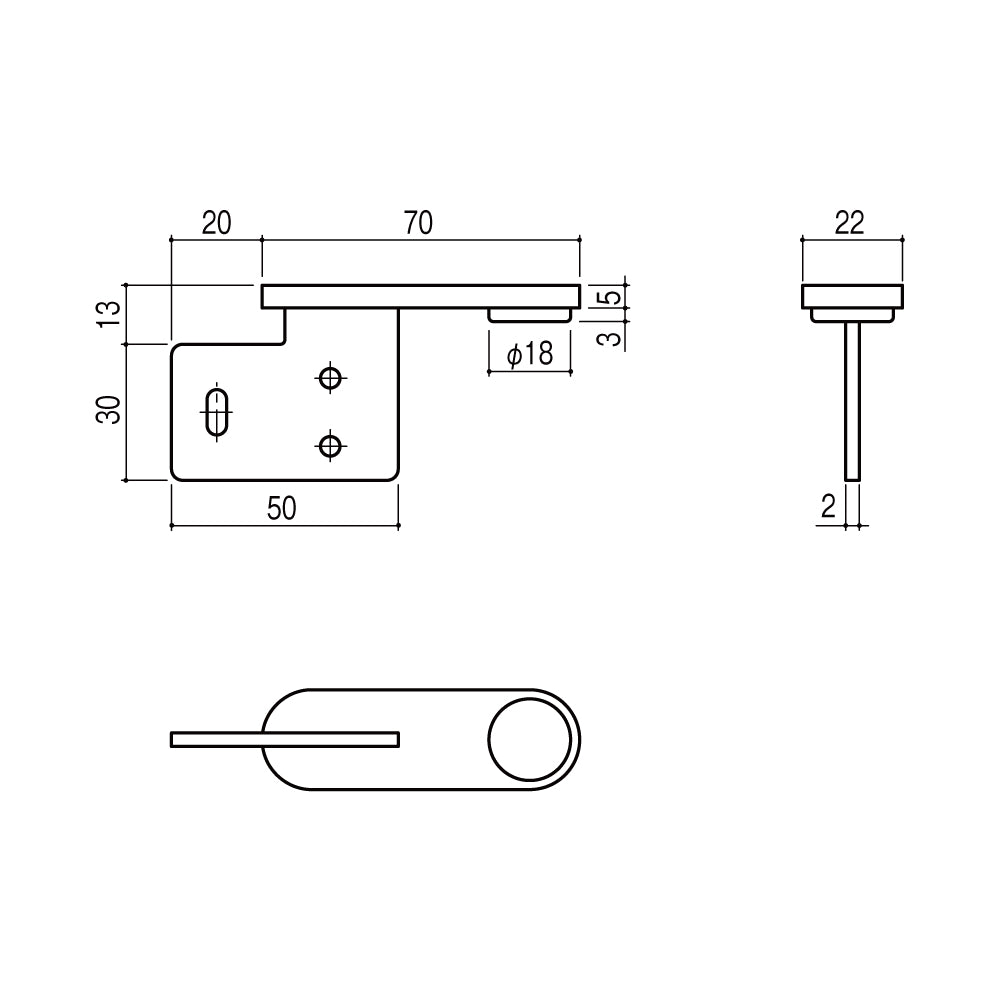 シブタニ 戸当たり LC-68 【トイレブース用金物, ラバトリー金物, SYS】