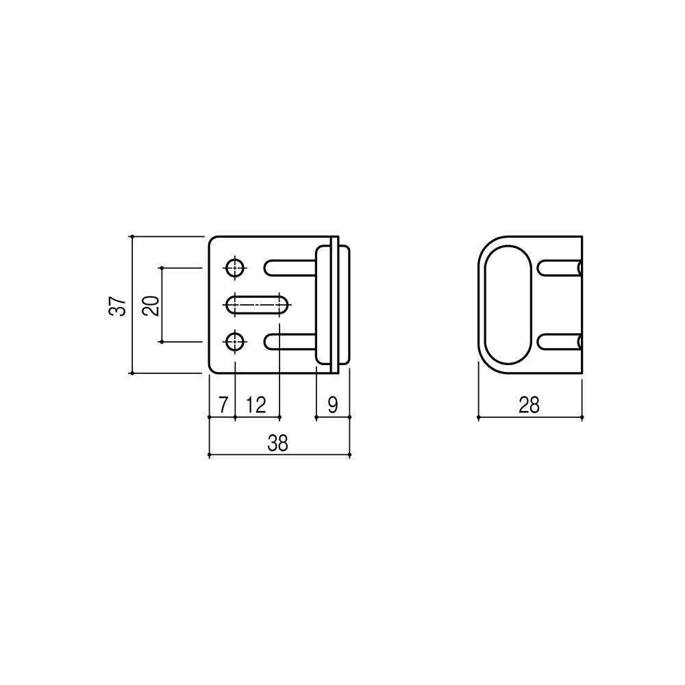 シブタニ 戸当たり LC-72 【トイレブース用金物, ラバトリー金物, SYS】