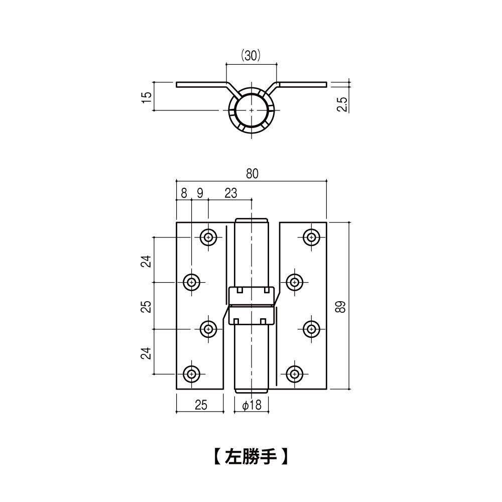 シブタニ グレビティヒンジ LH-71 【丁番吊り, トイレブース用金物, ラバトリー金物, SYS】