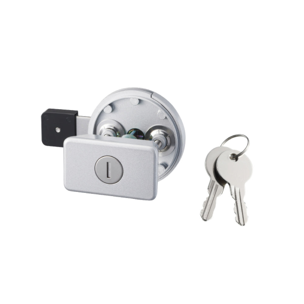 シブタニ SK錠 LL-791ST(扉厚40mm用・戸当たりエッジ仕様) 【トイレブース用金物, ラバトリー金物, SYS】