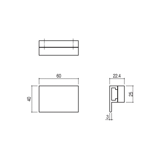 シブタニ SK引手 LU-170 【トイレブース用金物, ラバトリー金物, SYS】