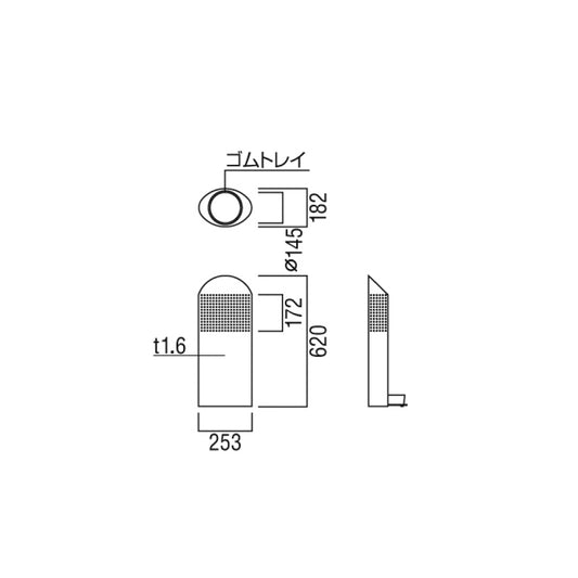 ユニオン 消火器ボックス UFB-3F-2218 【床置き型, 消火器スタンド・ケース, 防災用品・グッズ, UNION】