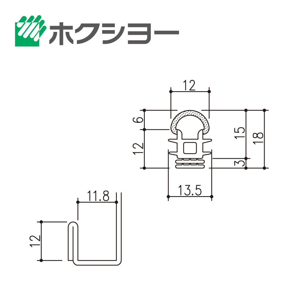 AZ-112（オーダーカット・切り売り）｜エアタイトゴム｜ホクシヨー 