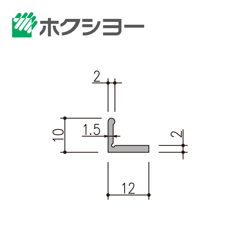 HC-10（定尺 L=3000mm）｜エアタイトゴム｜ホクシヨー（ホクショー 