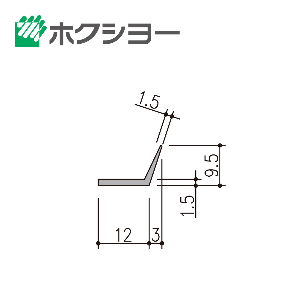 ホクシヨー エアタイトゴム HC-14 (定尺 L=3000mm)