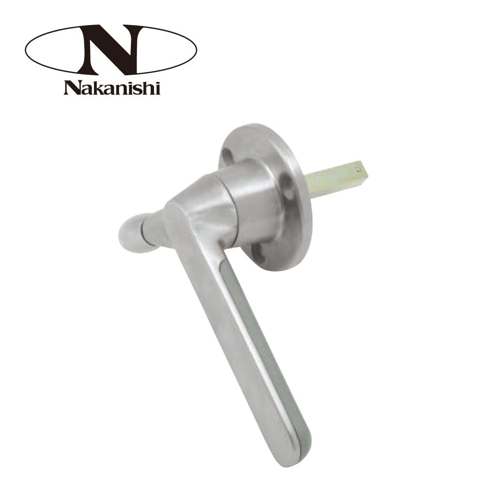 中西産業(Nakanishi) ローラー付きグレモンハンドル SUS-X-191RO-DH (片面角軸固定) 〈※受注生産品〉
