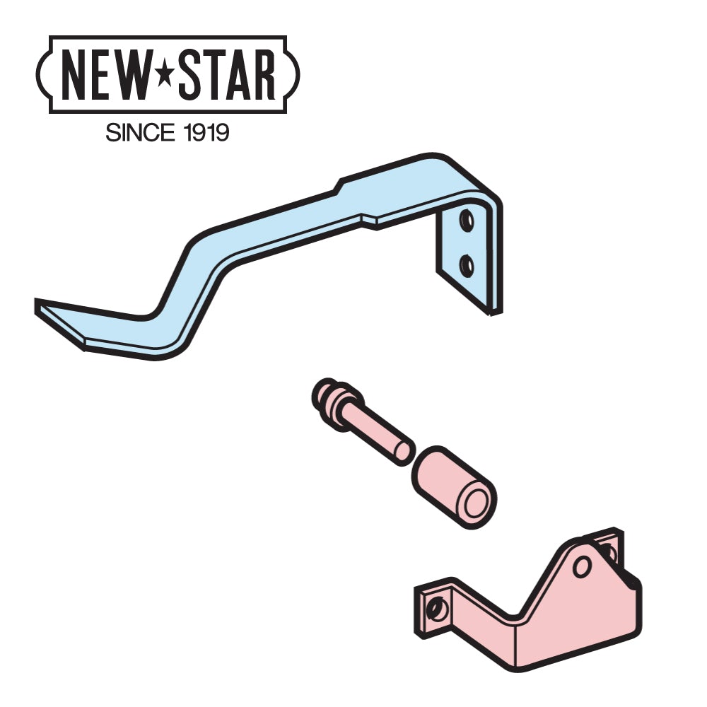 NEWSTAR(ニュースター) 引戸クローザー 5型(フロント枠用)用部品 ストップ装置