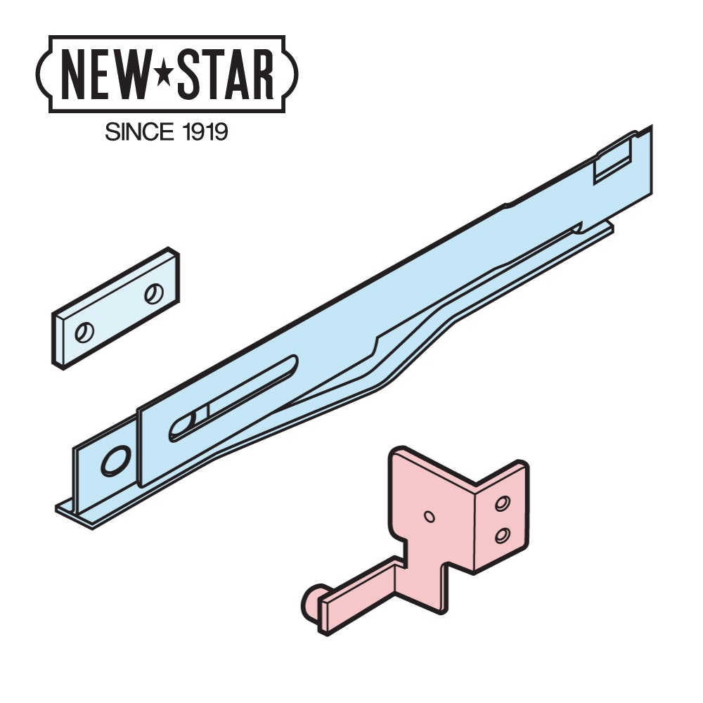 NEWSTAR(ニュースター) 引戸クローザー 5N型(壁収納タイプ)用部品 ストップ装置