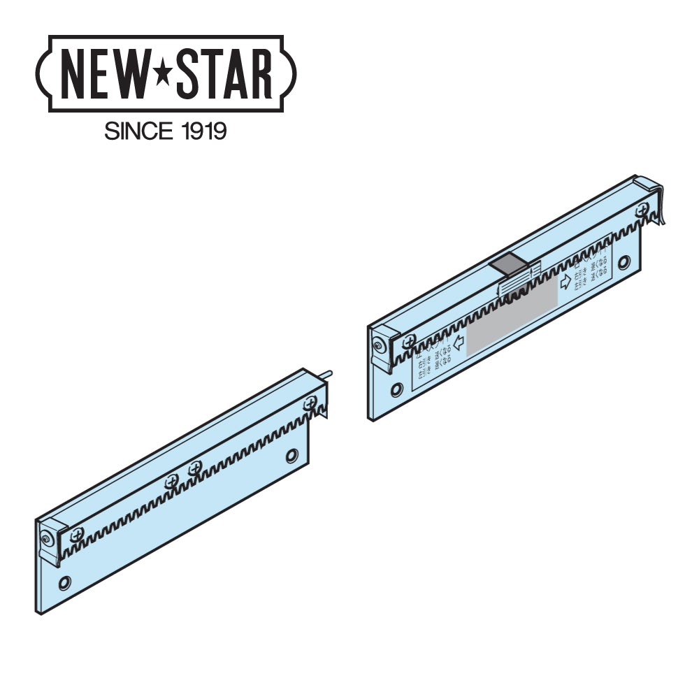 NEWSTAR(ニュースター) 引戸クローザー 6型(浴室用・標準枠用)用部品 制動ラック