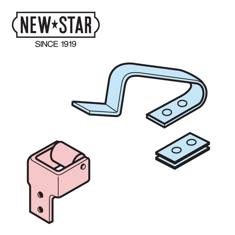NEWSTAR(ニュースター) 引戸クローザー 6型(浴室用・標準枠用)用部品 ストップ装置