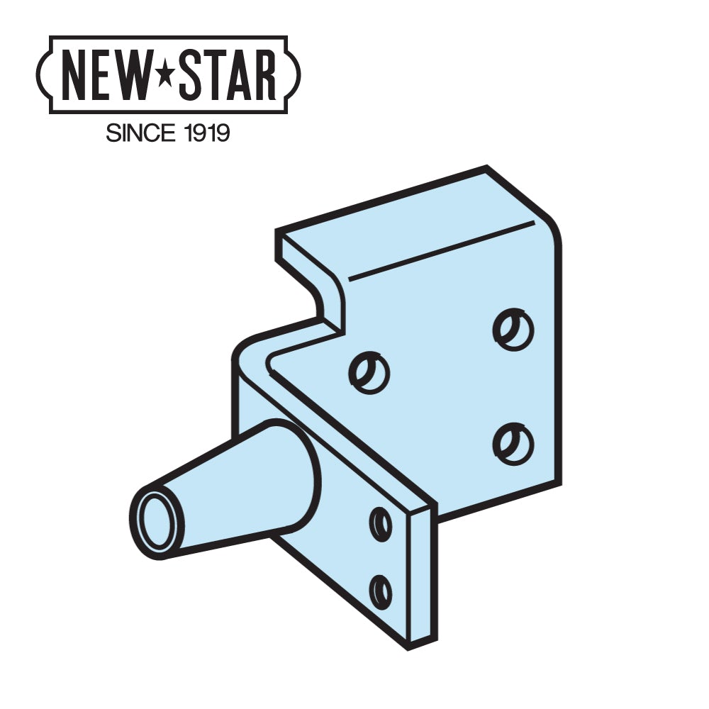 NEWSTAR(ニュースター) 引戸クローザー 6型(浴室用・フロント枠用)用部品 戸当たり金具