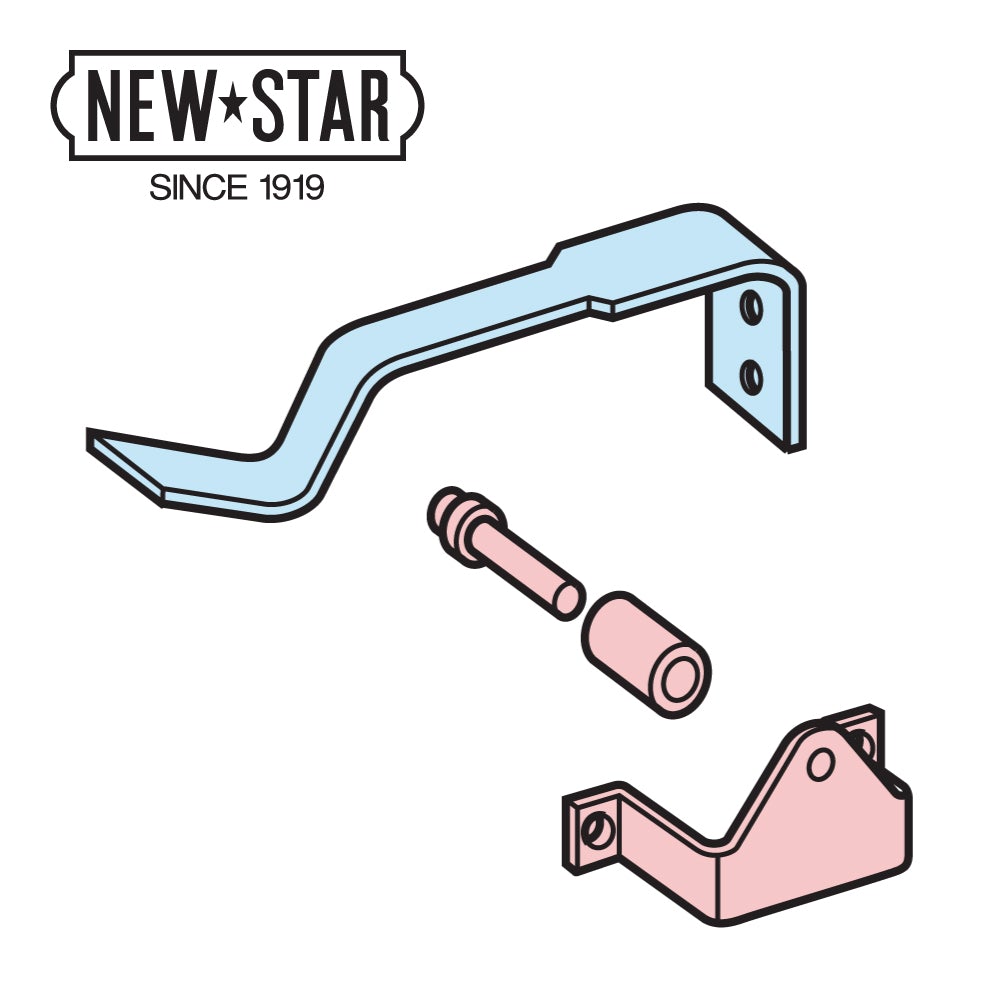 NEWSTAR(ニュースター) 引戸クローザー 6型(浴室用・フロント枠用)用部品 ストップ装置