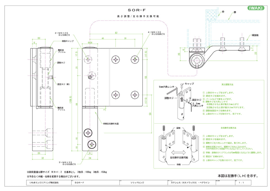 各種丁番・ヒンジ 開き扉用金物 – イブニーズ.com- 建築金物（ドア・窓・サッシ金物）の販売・専門店