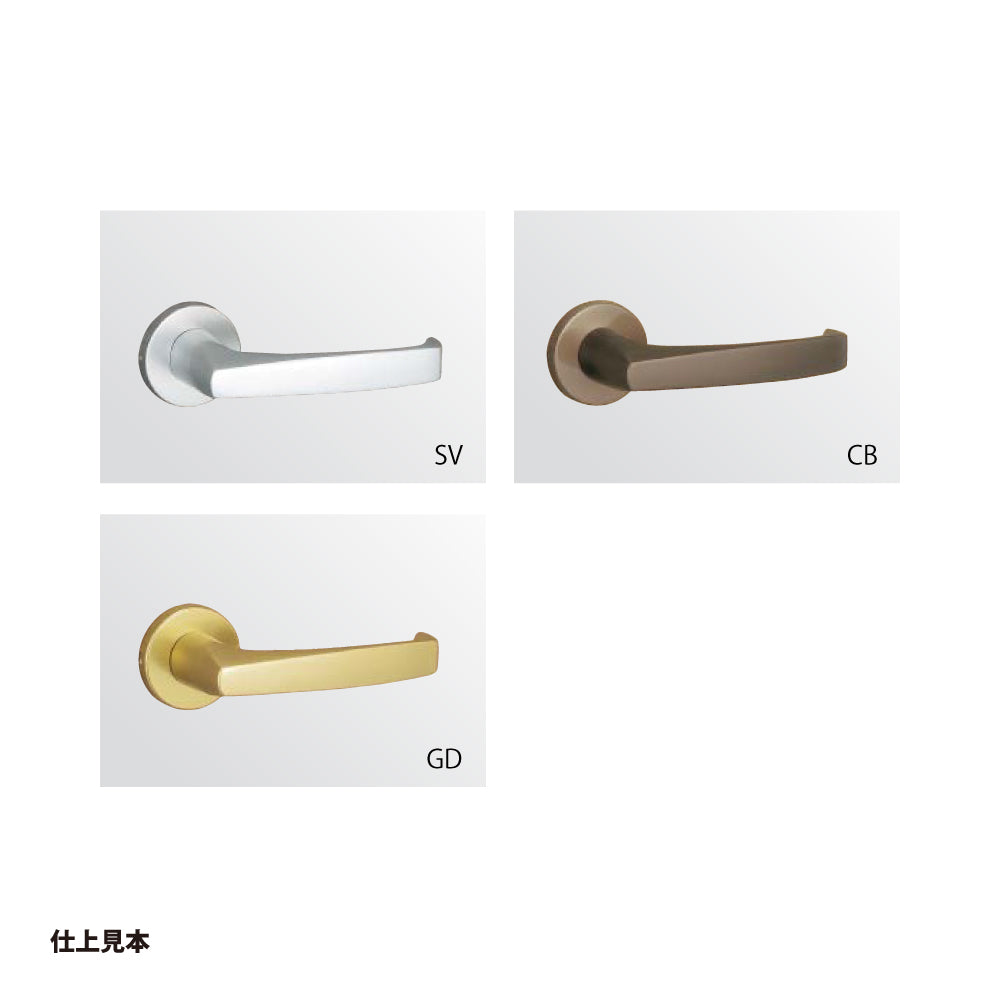 美和ロック レバーハンドル錠（自動施錠タイプ） U9 LAT20-4 片開き用 SV【外側 シリンダー・内側 シリンダー, 20タイプ, LATシリーズ, ミワ, MIWA】