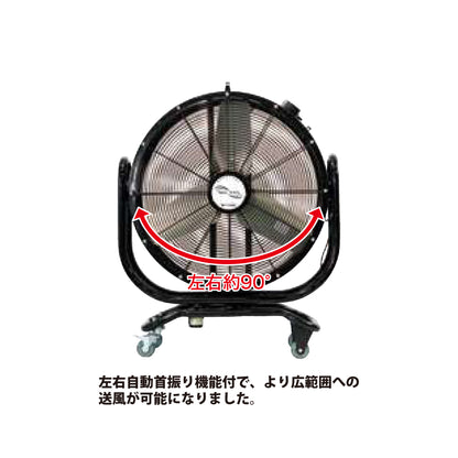 ナカトミ 大型工場扇 BF-75ZS【ハネ径 75cm, 大型扇風機, ビッグファン, NAKATOMI】