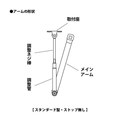 美和ロック 廃番ドアクローザー M612の取替品 →「ニュースター 7002」【ストップ無し, 標準取付型（スタンダード型）, M600シリーズ, MIWA】