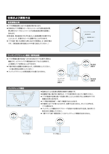 リョービ ドアクローザー B1004 【ストップ無し, スタンダード型, 1000シリーズ, RYOBI】