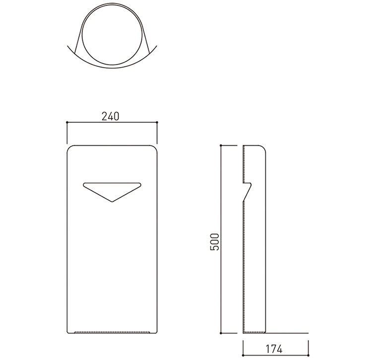 神栄ホームクリエイト 消火器ボックス SK-FEB-FG220C【据置き･コーナー兼用型, 消火器スタンド・ケース, 防災用品・グッズ, SHINKYOWA , SHINYEI】