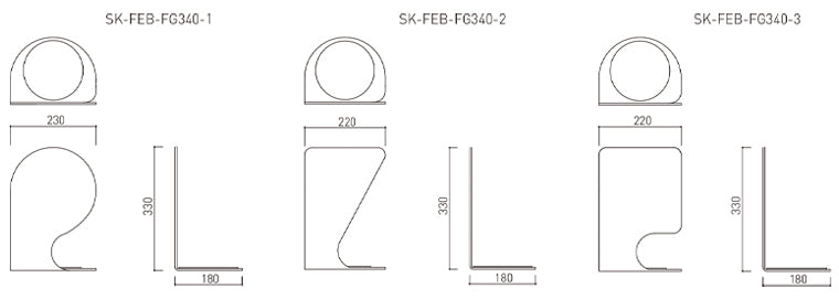神栄ホームクリエイト 消火器ボックス SK-FEB-FG340-1/-2/-3【据置き･コーナー兼用型, 消火器スタンド・ケース, 防災用品・グッズ, SHINKYOWA , SHINYEI】