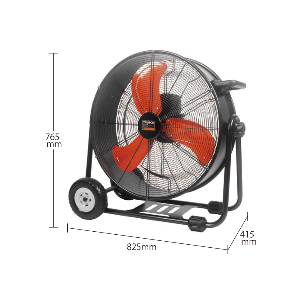 トラスコ中山 大型工場扇 DF-60【ハネ径 60cm, 全閉式DCモーター, ジェネラルファン・ビッグ,大型扇風機, ビッグファン, TRUSCO】