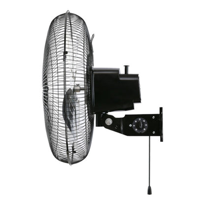 トラスコ中山 工場扇 ジェネラルファン TFBA-45W-BK【壁掛けタイプ, アルミハネ径 45cm, 全閉式DCモーター, 扇風機, ファン, TRUSCO】