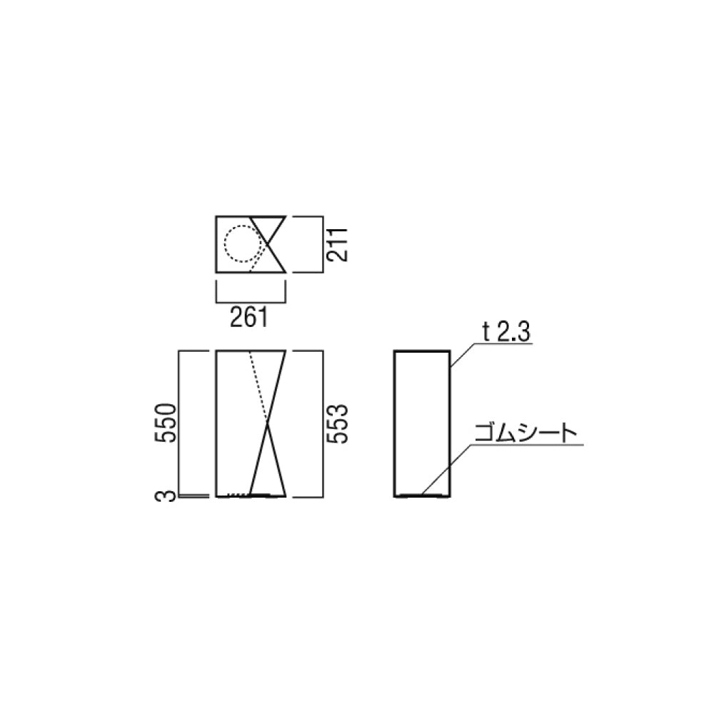 UFB-3F-3019｜消火器ボックス（床置き型）｜ユニオン（UNION） – イブニーズ.com- 建築金物（ドア・窓・サッシ金物）の販売・専門店 -